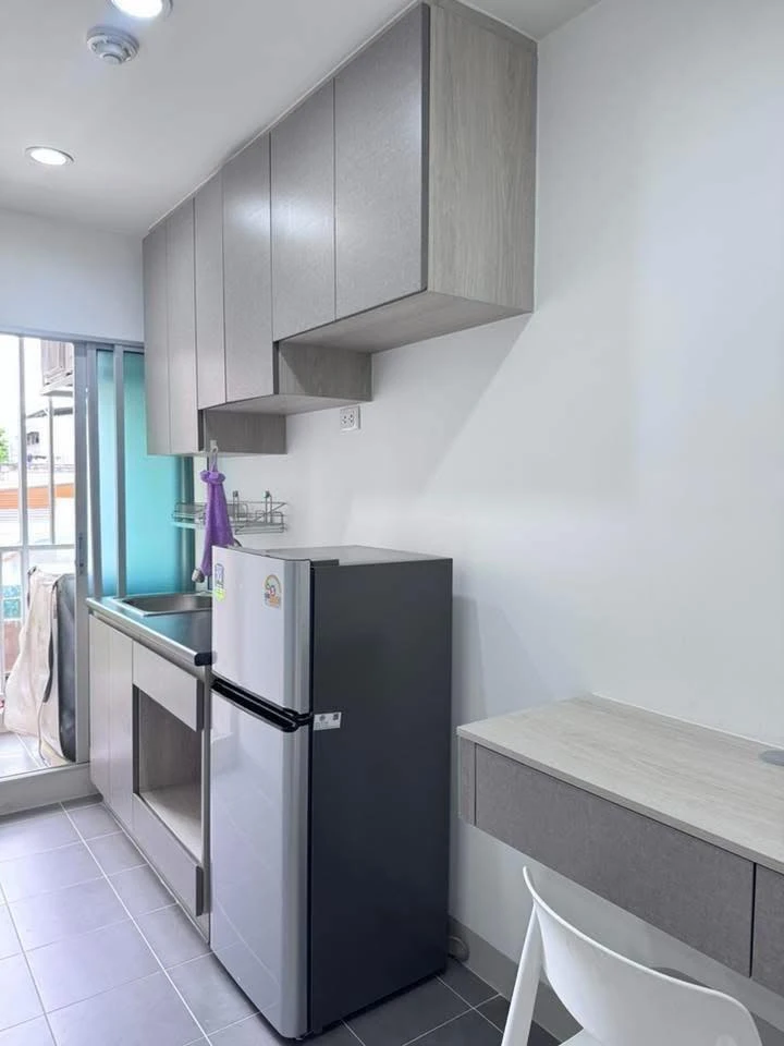 ให้เช่า คอนโด Niche id Sukhumvit 113 ห้องพร้อมอยู่ เฟอร์ครบเครื่องใช้ไฟฟ้าพร้อมดีแบบนี้รีบจองเลย