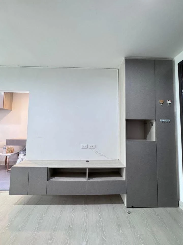 ให้เช่า คอนโด Niche id Sukhumvit 113 ห้องพร้อมอยู่ เฟอร์ครบเครื่องใช้ไฟฟ้าพร้อมดีแบบนี้รีบจองเลย