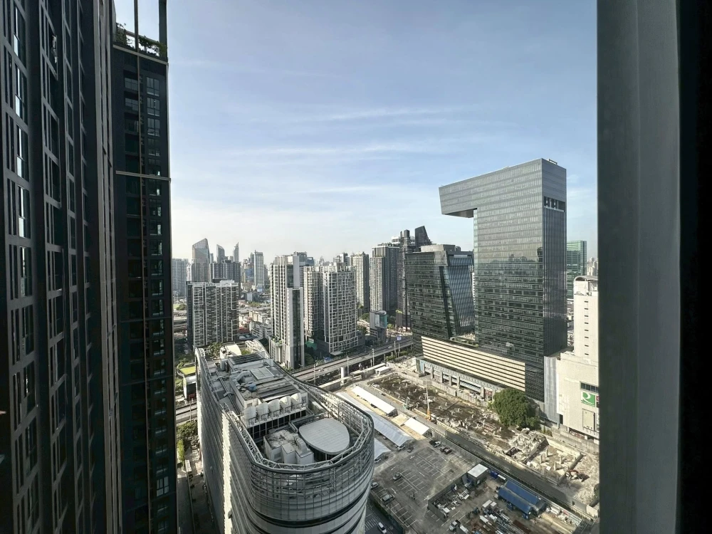 ให้เช่า คอนโด NUE District R9 ห้องหัวมุม ชั้นสูง วิวเมืองพระราม 9  จองเลยก่อนพลาด+++