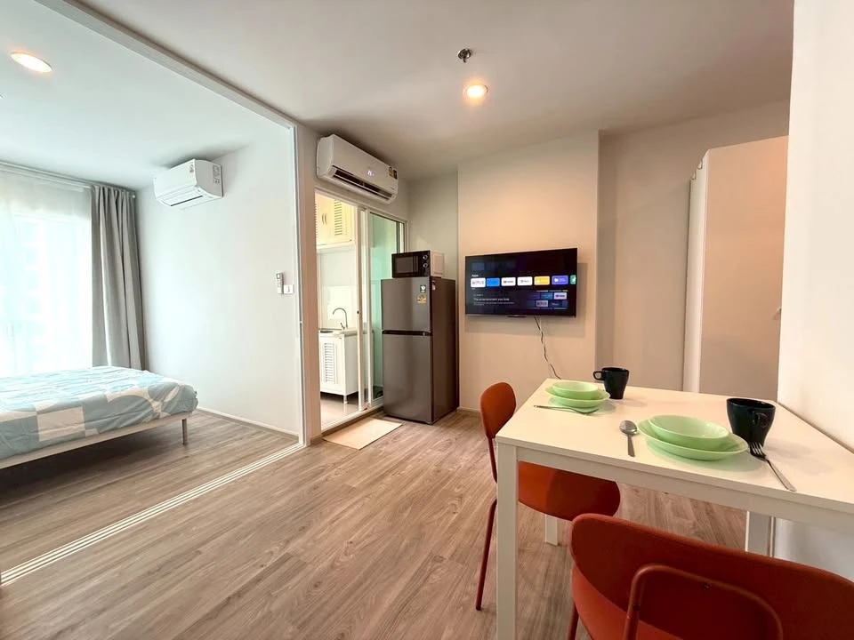 ให้เช่า คอนโด Regent Home Bangna ห้องน่าอยู่ เฟอร์ เครื่องใช้ไฟฟ้าครบ ลากกระเป๋าเข้าอยู่ได้เลย อย่ารอช้า