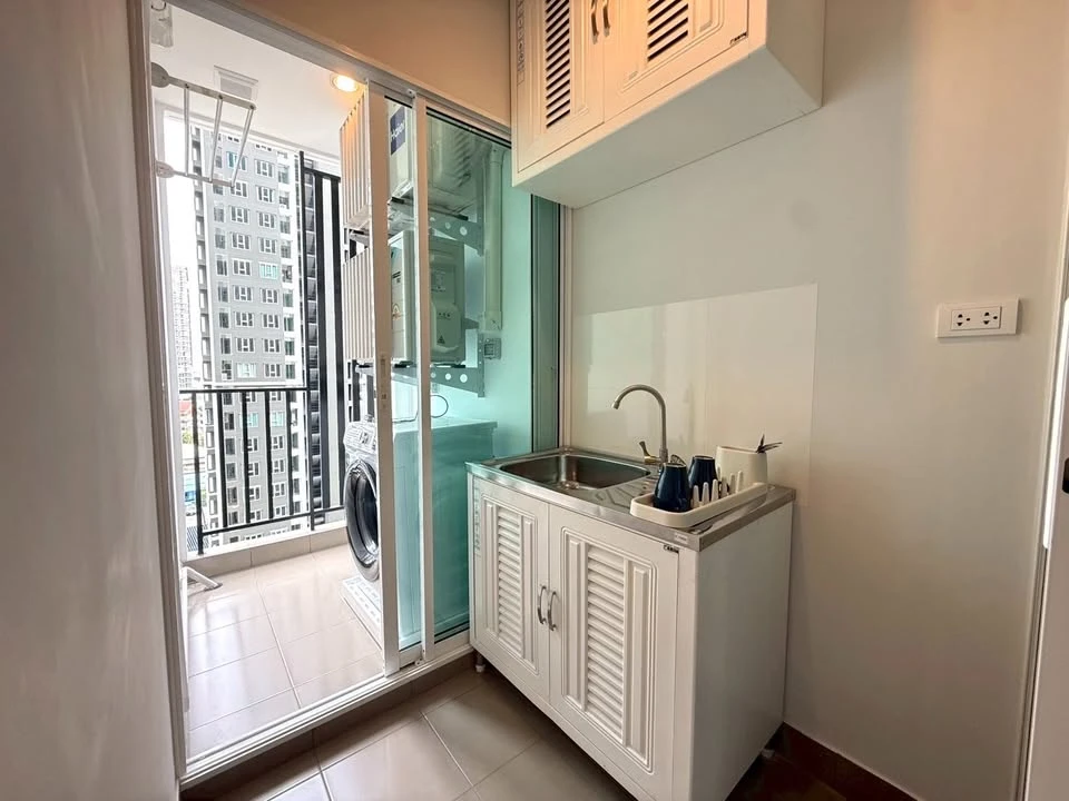 ให้เช่า คอนโด Regent Home Bangna ห้องน่าอยู่ เฟอร์ เครื่องใช้ไฟฟ้าครบ ลากกระเป๋าเข้าอยู่ได้เลย อย่ารอช้า