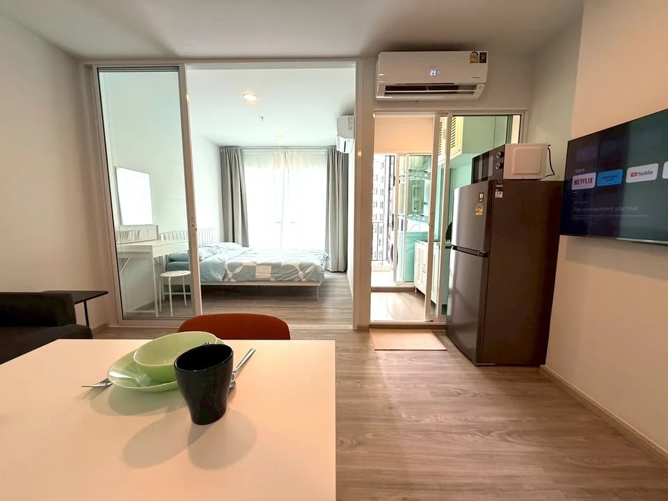 ให้เช่า คอนโด Regent Home Bangna ห้องน่าอยู่ เฟอร์ เครื่องใช้ไฟฟ้าครบ ลากกระเป๋าเข้าอยู่ได้เลย อย่ารอช้า