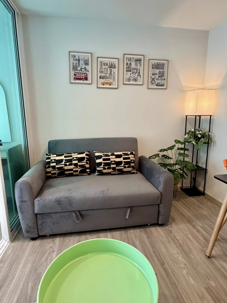 ให้เช่า คอนโด Regent Home Bangna  ห้องพร้อมอยู่ เฟอร์ครบ หิ้วกระเป๋าใบเดียวมาได้เลย+++