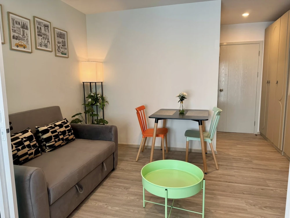 ให้เช่า คอนโด Regent Home Bangna  ห้องพร้อมอยู่ เฟอร์ครบ หิ้วกระเป๋าใบเดียวมาได้เลย+++