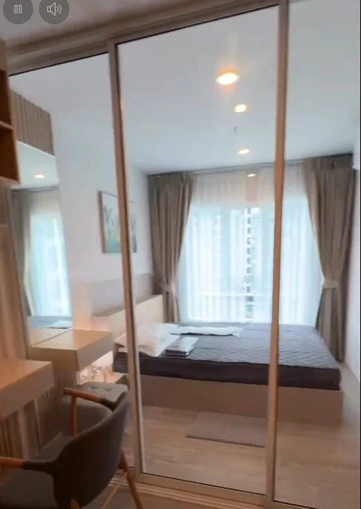 ให้เช่า คอนโด Regent Home Bangna ห้องมุมมีความเป็นส่วนตัว เฟอร์ เครื่องใช้ไฟฟ้าครบ พลาดแล้วจะเสียดาย