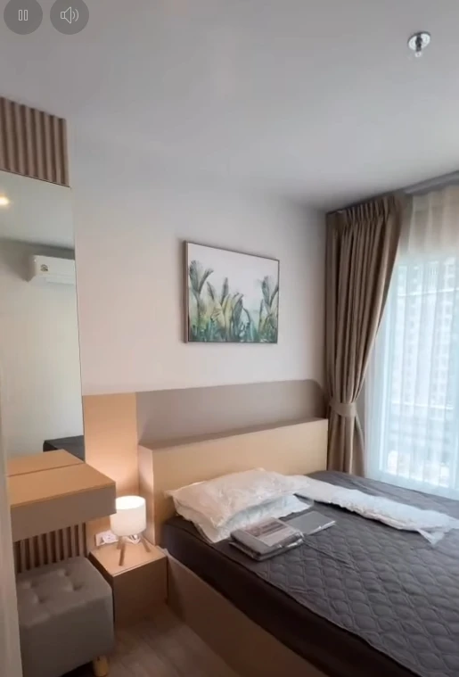 ให้เช่า คอนโด Regent Home Bangna ห้องมุมมีความเป็นส่วนตัว เฟอร์ เครื่องใช้ไฟฟ้าครบ พลาดแล้วจะเสียดาย