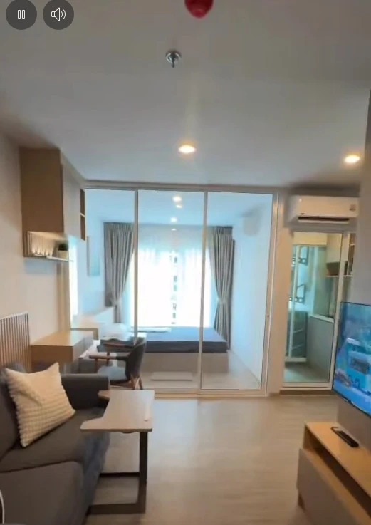 ให้เช่า คอนโด Regent Home Bangna ห้องมุมมีความเป็นส่วนตัว เฟอร์ เครื่องใช้ไฟฟ้าครบ พลาดแล้วจะเสียดาย