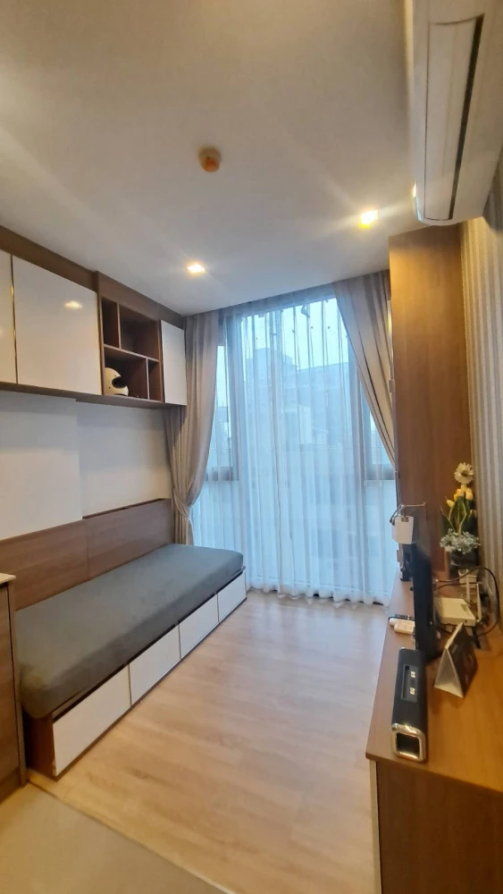 ให้เช่า คอนโด the line พหล-ประดิพัทธ์ ชั้น9 ชั้นสวนและสระว่ายน้ำ เพียง 17,000 บาท