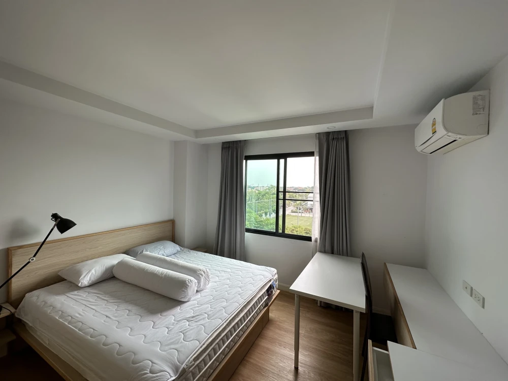 ให้เช่า คอนโด V CONDO ศาลายา  ห้องพร้อมอยู่ เฟอร์ครบ เครื่องใช้ไฟฟ้าพร้อม จองเลย!!