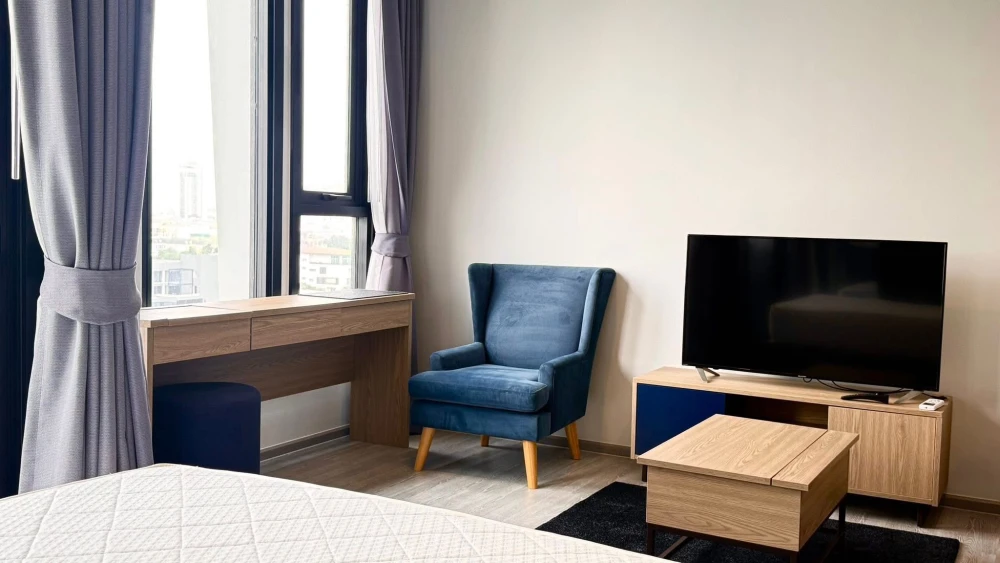 ให้เช่า คอนโด XT Ekkamai ห้องพร้อมอยู่ เฟอร์ เครื่องใช้ไฟฟ้าครบ มาแต่ตัวเข้าอยู่ได้เลย คุณต้องไม่พลาด