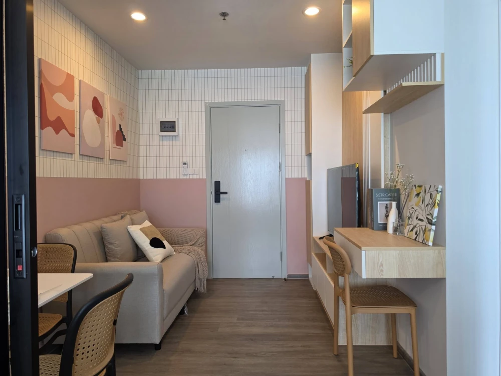 ให้เช่า คอนโโ Regent Home Wuttakat ห้องแต่งน่าอยู่   เฟอร์นิเจอร์ & เครื่องใช้ไฟฟ้าครบ พร้อมอยู่ รีบมาจองเลย