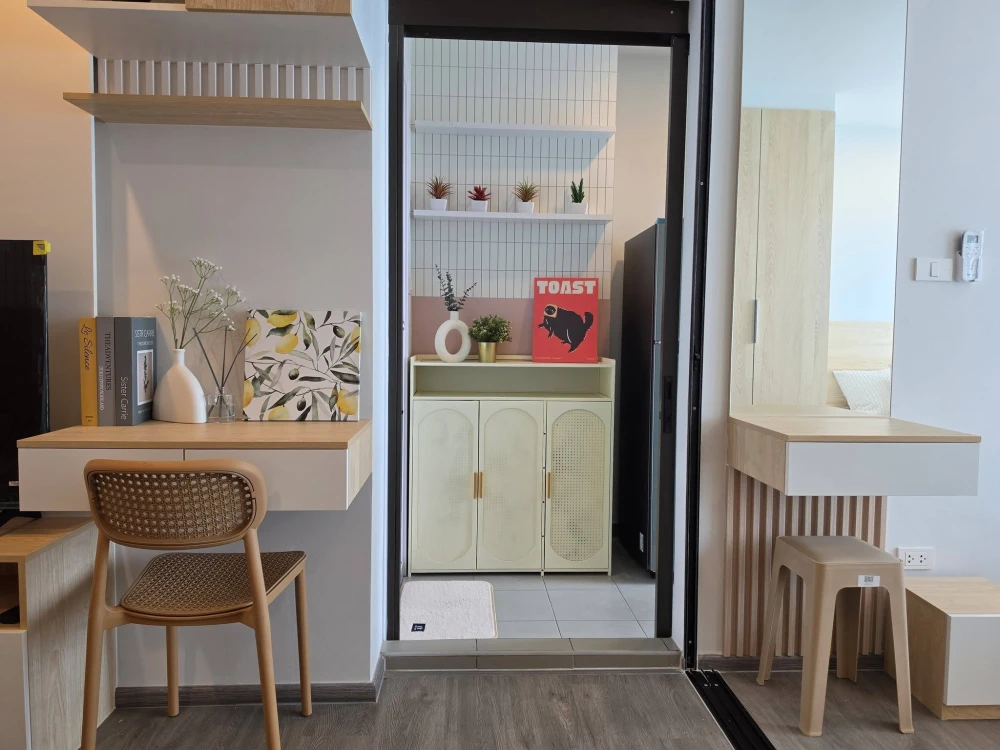 ให้เช่า คอนโโ Regent Home Wuttakat ห้องแต่งน่าอยู่   เฟอร์นิเจอร์ & เครื่องใช้ไฟฟ้าครบ พร้อมอยู่ รีบมาจองเลย