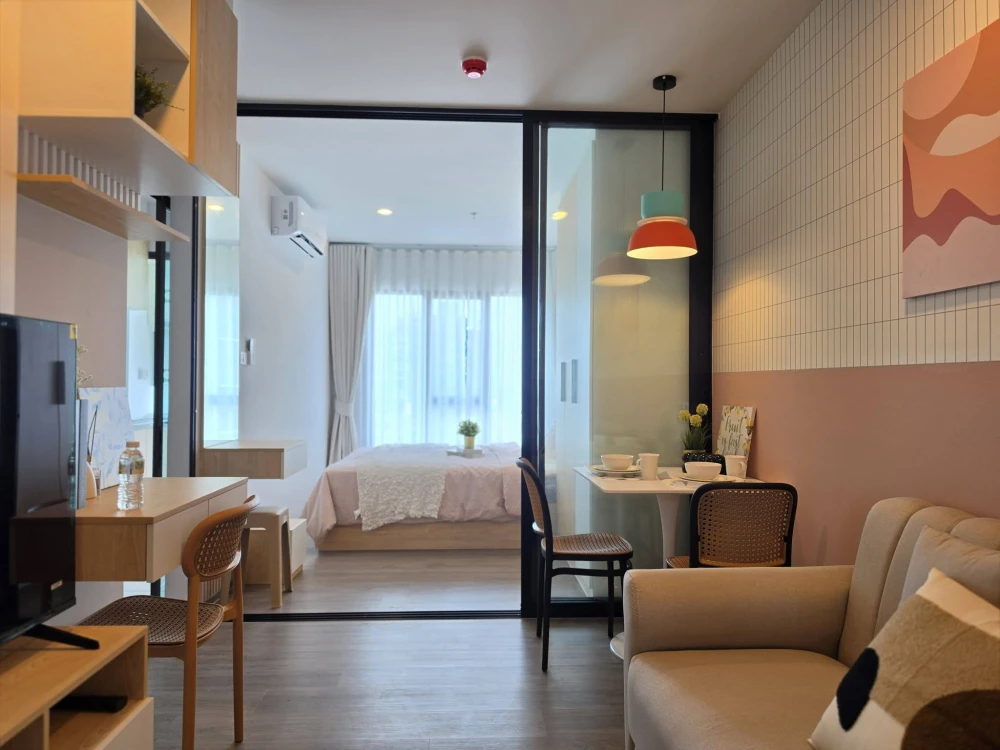 ให้เช่า คอนโโ Regent Home Wuttakat ห้องแต่งน่าอยู่   เฟอร์นิเจอร์ & เครื่องใช้ไฟฟ้าครบ พร้อมอยู่ รีบมาจองเลย