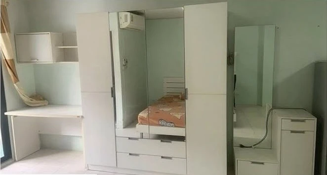 ให้เช่า ฌ็องเซลิเซ่ ติวานนท์ อาคาร C ชั้น 3 ใกล้เซเว่น พร้อมเฟอร์นิเจอร์ มาแต่ตัวเข้าอยู่ได้เลย