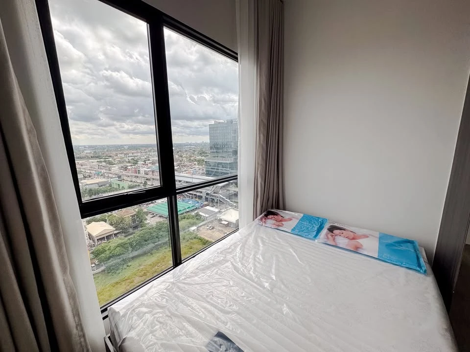 ให้เช่า ดิ ออริจิ้น ปลั๊ก แอนด์ เพลย์ รามอินทรา ไม่มีตึกสูงฝั่งตรงข้ามไม่อึดอัด ไม่ติดห้องขยะ จองเลย