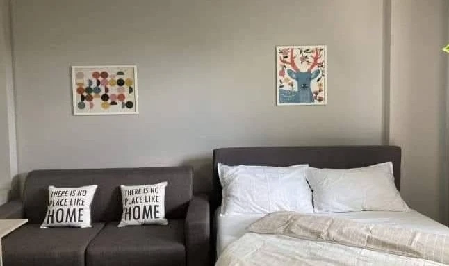 ให้เช่า ดีคอนโด แคมปัส กำแพงแสน ห้องชั้น 1 ทิศเหนือ ทำเลดี เฟอร์นิเจอร์ครบครัน ดีแบบนี้ห้ามพลาด