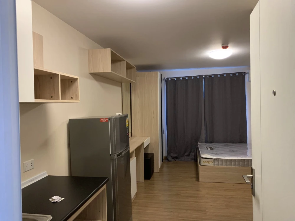 ให้เช่า พลัมคอนโด พหลโยธิน 89 ห้องหันทางทิศเหนือ วิวดี ฝั่งนอกอาคาร เฟอร์นิเจอร์ครบ พร้อมอยู่