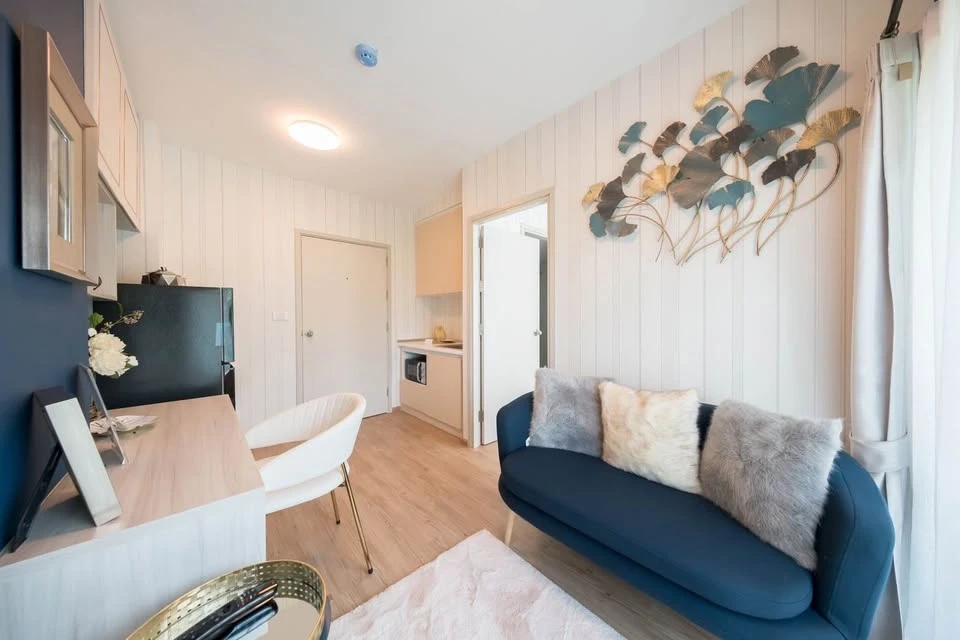 ให้เช่า!! ฟีล คอนโด ลาดพร้าว 122 ชั้น 2 ตึก B เฟอร์นิเจอร์ครบ หิ้วกระเป๋าเข้าอยู่ได้เลย ห้ามพลาด!!