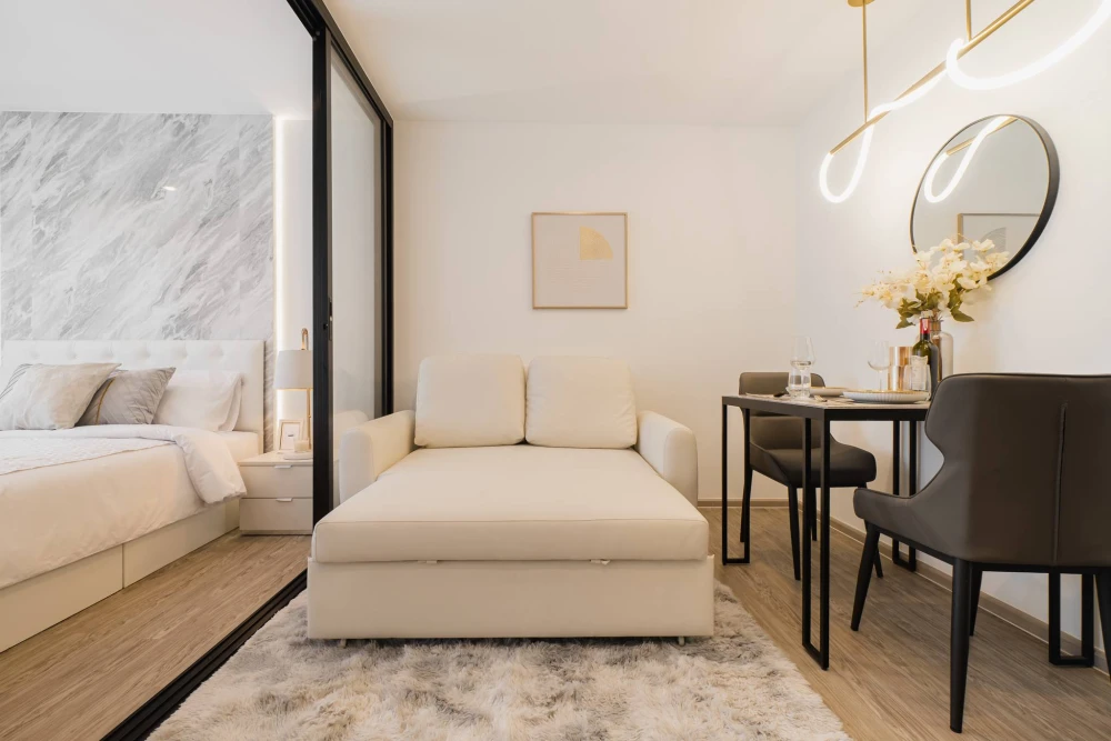 ให้เช่า รีเจ้นท์ โฮม บางนา ชั้น 𝟯𝟭 วิวโค้งแม่น้ำ เฟอร์นิเจอร์บิวอินอย่างดี ตกแต่งสวยมาก รีบจองเลย