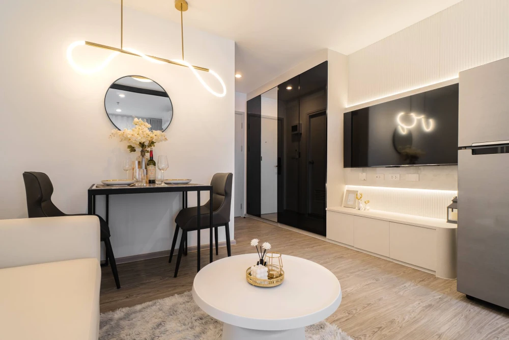 ให้เช่า รีเจ้นท์ โฮม บางนา ชั้น 𝟯𝟭 วิวโค้งแม่น้ำ เฟอร์นิเจอร์บิวอินอย่างดี ตกแต่งสวยมาก รีบจองเลย