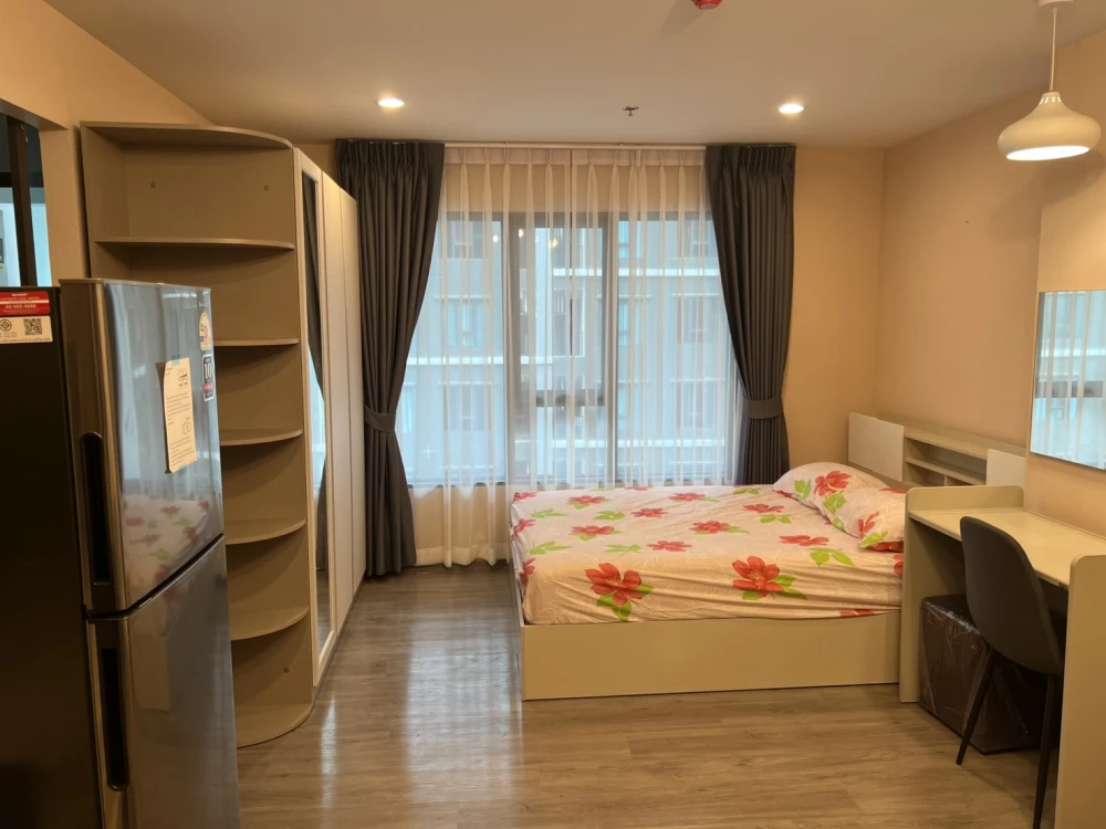 ให้เช่า รีเจ้นท์ โฮม วุฒากาศ ห้องสวย ชั้นสูง ตึก A ห้องหน้ากว้าง พร้อมเฟอร์นิเจอร์และเครื่องใช้ไฟฟ้า รีบจองเลย