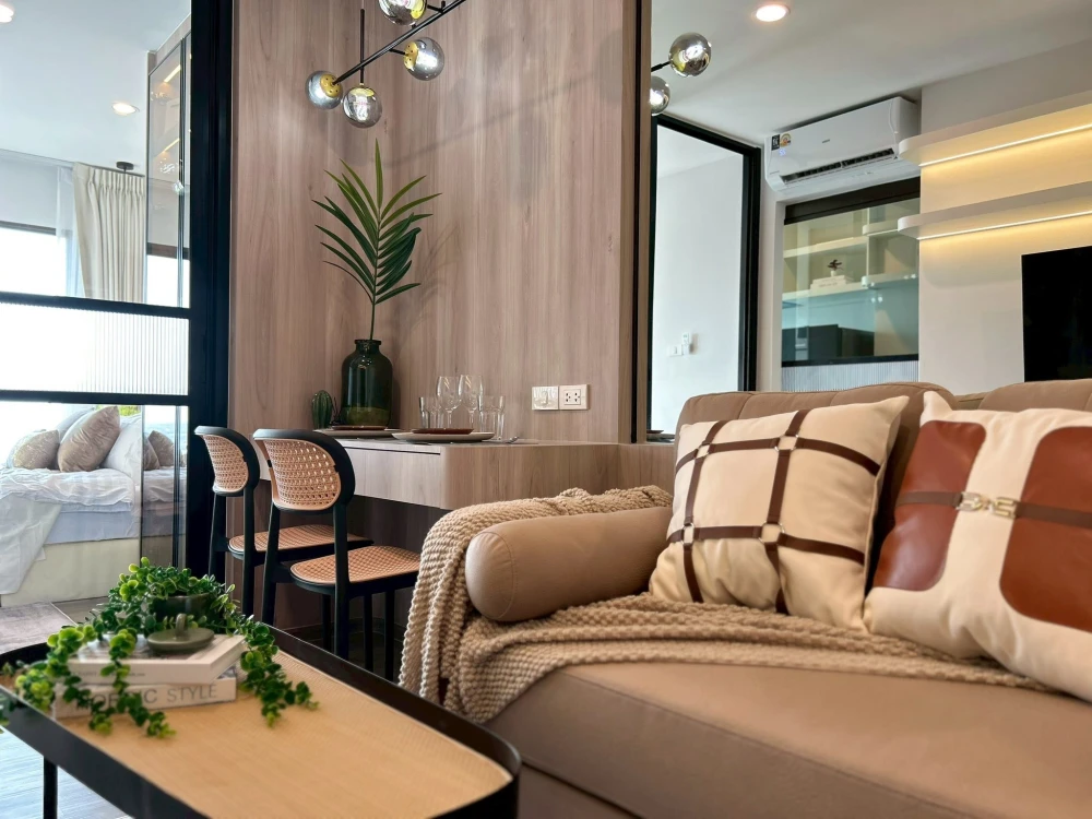 ให้เช่า รีเจ้นท์ โฮม วุฒากาศ ห้องอยู่ชั้นสูงมากๆ ตกแต่งพร้อมสวยเหมือนห้องตัวอย่าง พร้อมอยู่