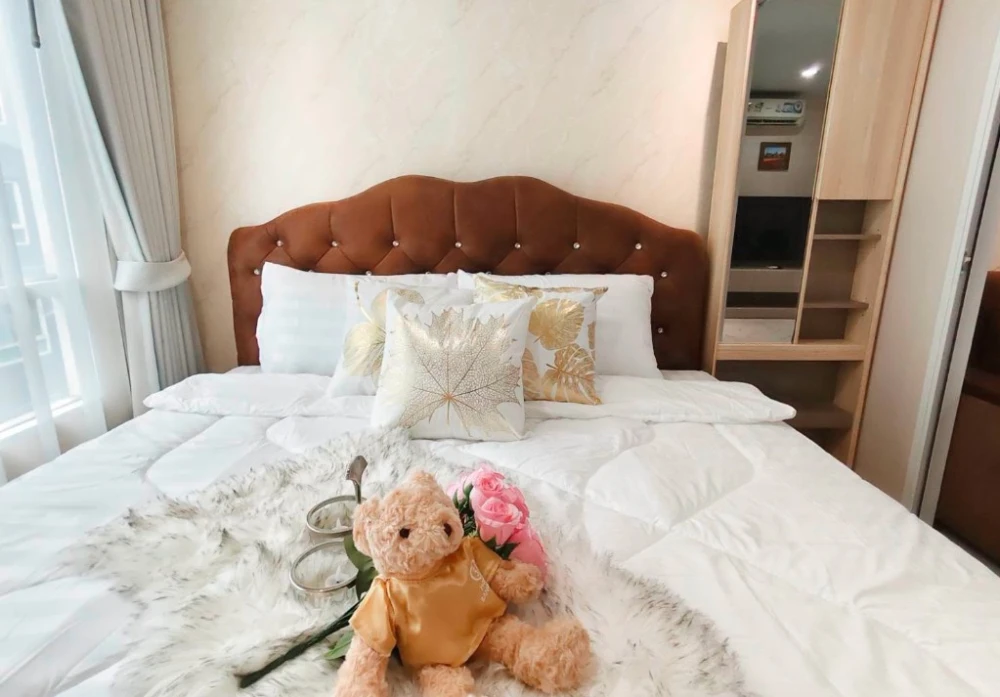 ให้เช่า รีเจ้นท์ โฮม สุขุมวิท 81 ห้องปูพื้นกระเบื้องสวยสะอาด  วิวสระ สวน ห้องสวยตรงปก น่าจองสุดๆ