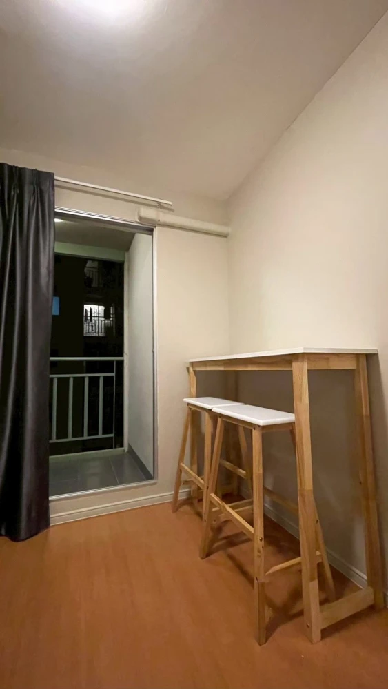 ให้เช่า ลุมพินี ทาวน์ชิป รังสิต คลอง 1 ห้องกั้น 26 ตร.ม C8 ชั้น 6  ราคาดี มีเครื่องซักผ้า รีบจองเลย