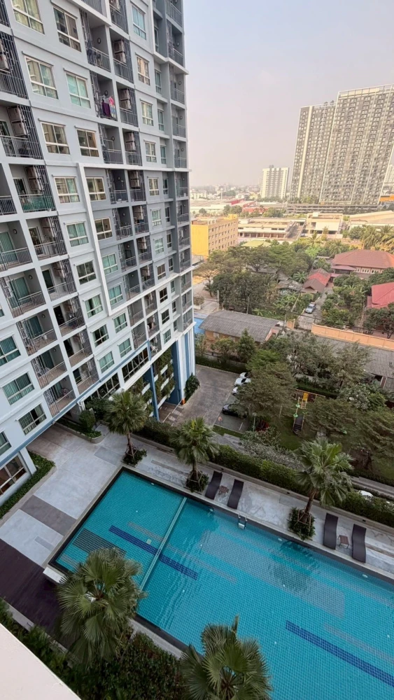 ให้เช่า ศุภาลัย ซิตี้ รีสอร์ท แจ้งวัฒนะ ชั้น 11 วิวสระว่ายน้ำ ห้องกว้าง อยู่แล้วไม่อึดอัด รีบจองเลย
