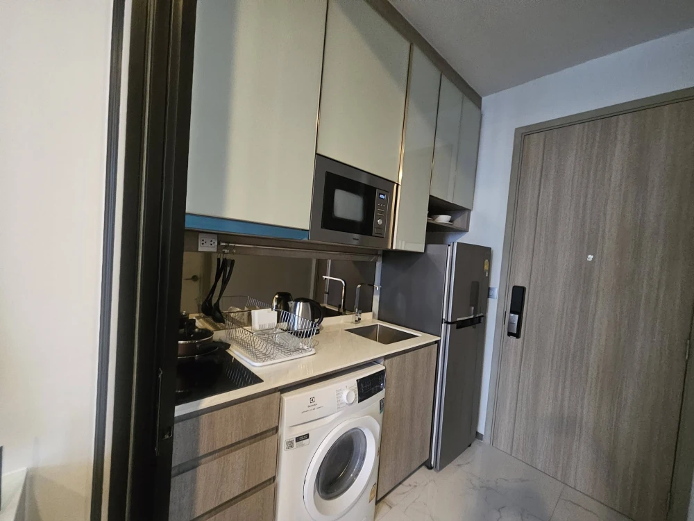 ให้เช่า ออริจิ้น พญาไท ห้องมีติดตั้ง Home automation  เฟอร์นิเจอร์ครบ พร้อมเข้าอยู่