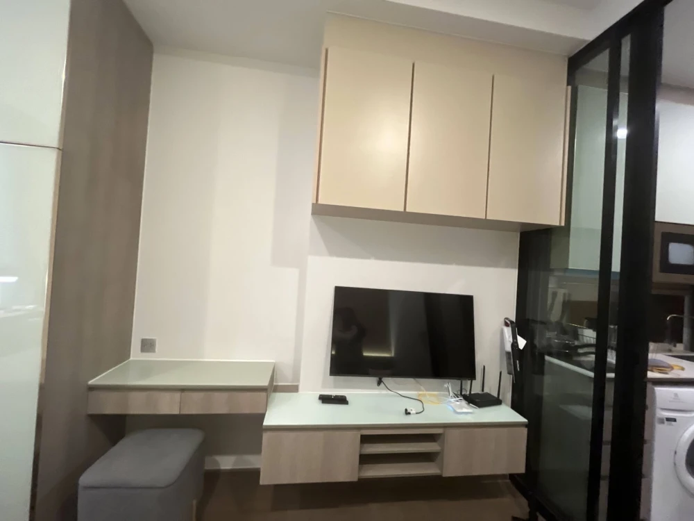 ให้เช่า ออริจิ้น พญาไท ห้องมีติดตั้ง Home automation  เฟอร์นิเจอร์ครบ พร้อมเข้าอยู่