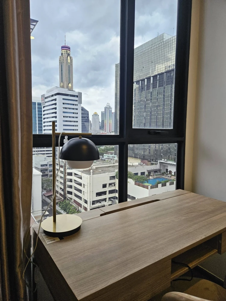 ให้เช่า ออริจิ้น พญาไท ห้องมีติดตั้ง Home automation  เฟอร์นิเจอร์ครบ พร้อมเข้าอยู่