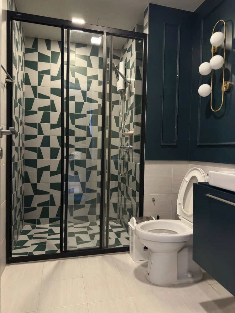 ขาย ให้เช่า เดอะ เบส สุขุมวิท 50 อาคาร B ตกแต่งโทนสีเขียวเข้ม ดูสุขุมชวนผ่อนคลาย ย้ายเลย อย่ารีรอ