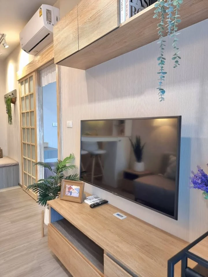 ให้เช่า เดอะ เบส เพชรบุรี - ทองหล่อ ตกแต่งสไตล์ Muji อบอุ่น น่าอยู่ ระเบียงเหมือนห้องมุม ช้าหมดอดแน่