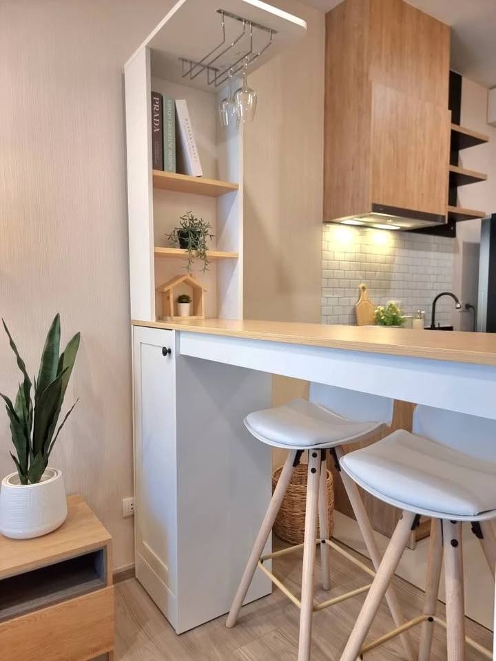 ให้เช่า เดอะ เบส เพชรบุรี - ทองหล่อ ตกแต่งสไตล์ Muji อบอุ่น น่าอยู่ ระเบียงเหมือนห้องมุม ช้าหมดอดแน่