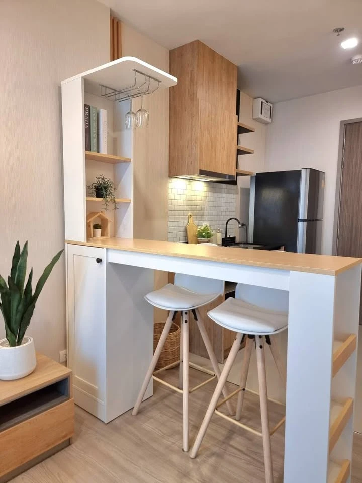 ให้เช่า เดอะ เบส เพชรบุรี - ทองหล่อ ตกแต่งสไตล์ Muji อบอุ่น น่าอยู่ ระเบียงเหมือนห้องมุม ช้าหมดอดแน่