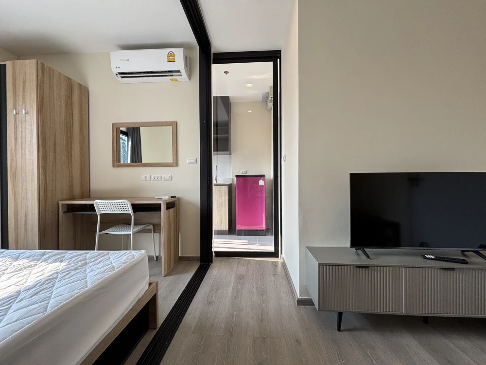 ให้เช่า เดอะ เบส เพชรเกษม แบบ 1 Bedroom ชั้น 7 ตกแต่งฟังก์ชั่นครบครัน มาแต่ตัวเข้าอยู่ได้เลย