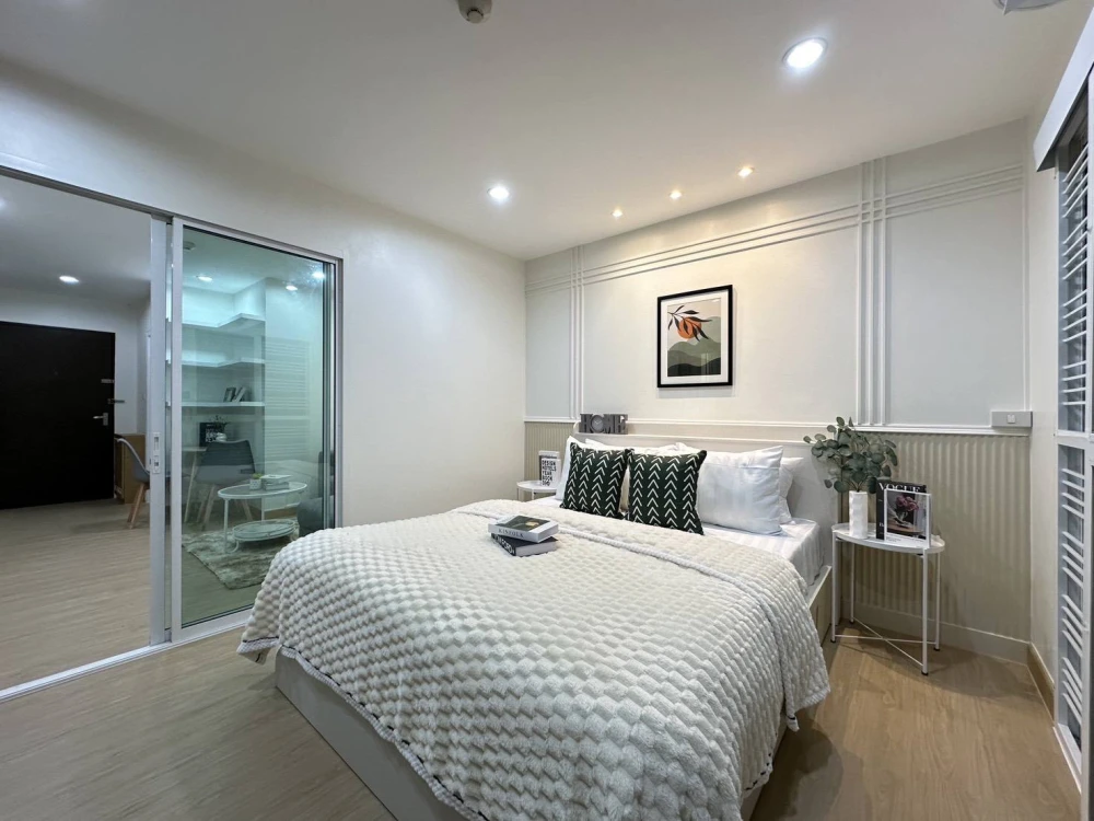 ให้เช่า เดอะ ไพรเวท แอท สุทธิ​สาร ห้องกว้างขวางอยู่สบาย ตกแต่งสวยปัง น่าอยู่มากเวอร์ สนใจรีบจองเลยจ้า