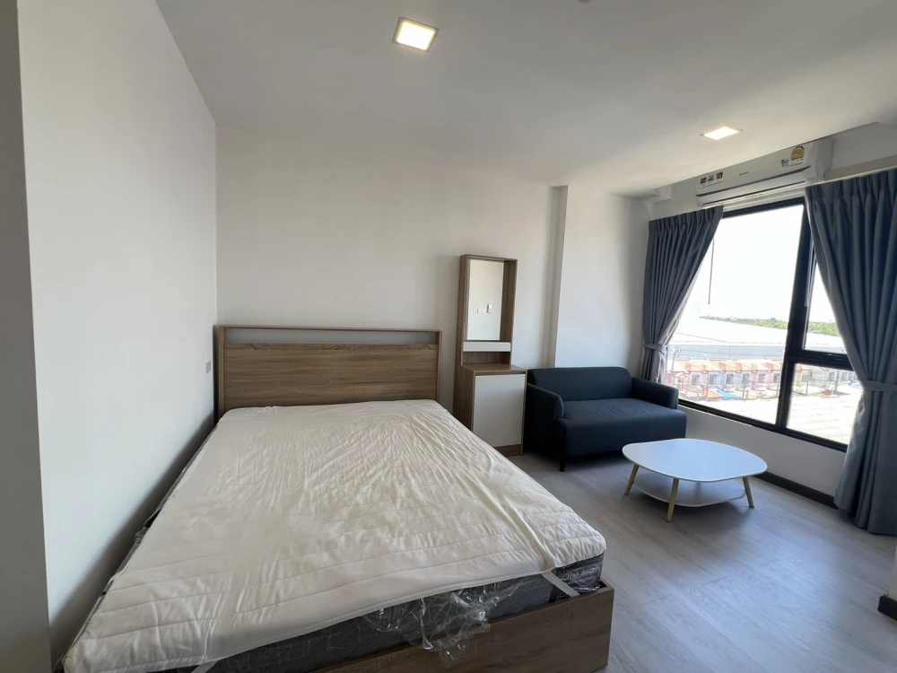 ให้เช่า เอ แลนด์ คอนโด ไทรน้อย เวสต์เกต ห้องสวย ชั้น 6 วิวสวน ตกแต่งฟังก์ชั่นครบ ย้ายเลย อยารีรอ