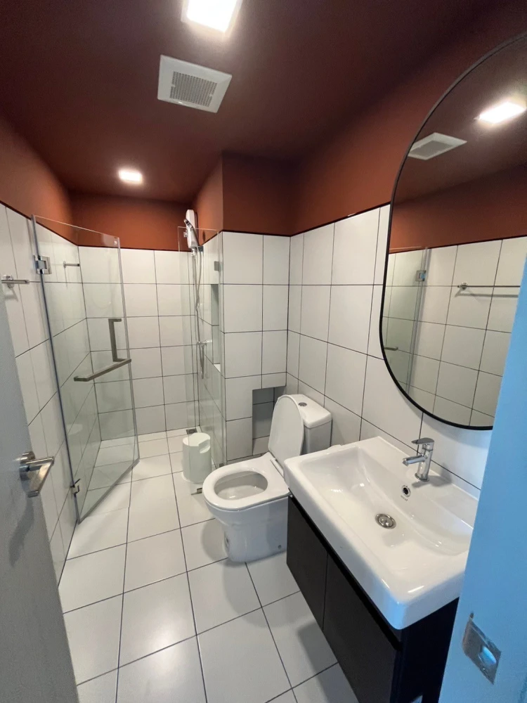 ให้เช่า แชปเตอร์วัน ออล รามอินทรา ห้องอยู่ติดบันไดหนีไฟ อยู่ไกลจากลิฟท์และห้องทิ้งขยะ น่าจองสุดๆ