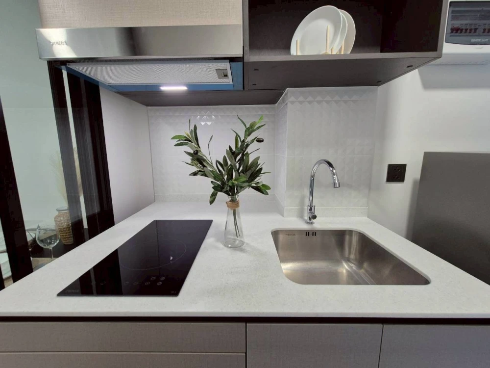 ให้เช่า แอทโมซ พาลาซิโอ ลาดพร้าว-วังหิน ห้องน่าอยู่ เครื่องใช้ไฟฟ้าครบ เฟอร์พร้อม จองเลย