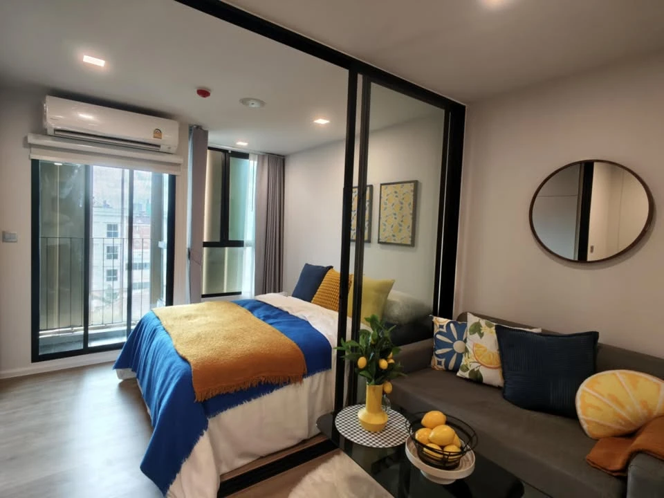 ให้เช่า แอทโมซ รัชดา-ห้วยขวาง ตึก B ชั้น 7 แต่งครบครับ พร้อมหิ้วกระเป๋าเข้าอยู่ได้เลยจ้า