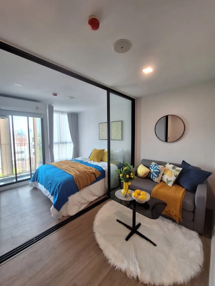 ให้เช่า แอทโมซ รัชดา-ห้วยขวาง ตึก B ชั้น 7 แต่งครบครับ พร้อมหิ้วกระเป๋าเข้าอยู่ได้เลยจ้า