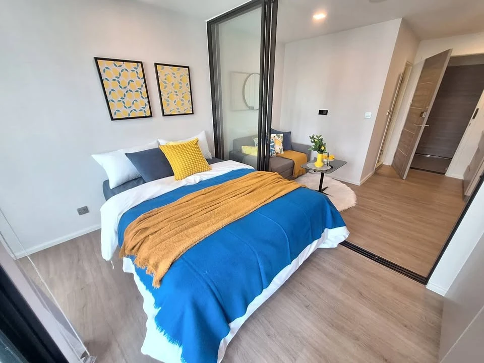 ให้เช่า แอทโมซ รัชดา-ห้วยขวาง ตึก B ชั้น 7 แต่งครบครับ พร้อมหิ้วกระเป๋าเข้าอยู่ได้เลยจ้า