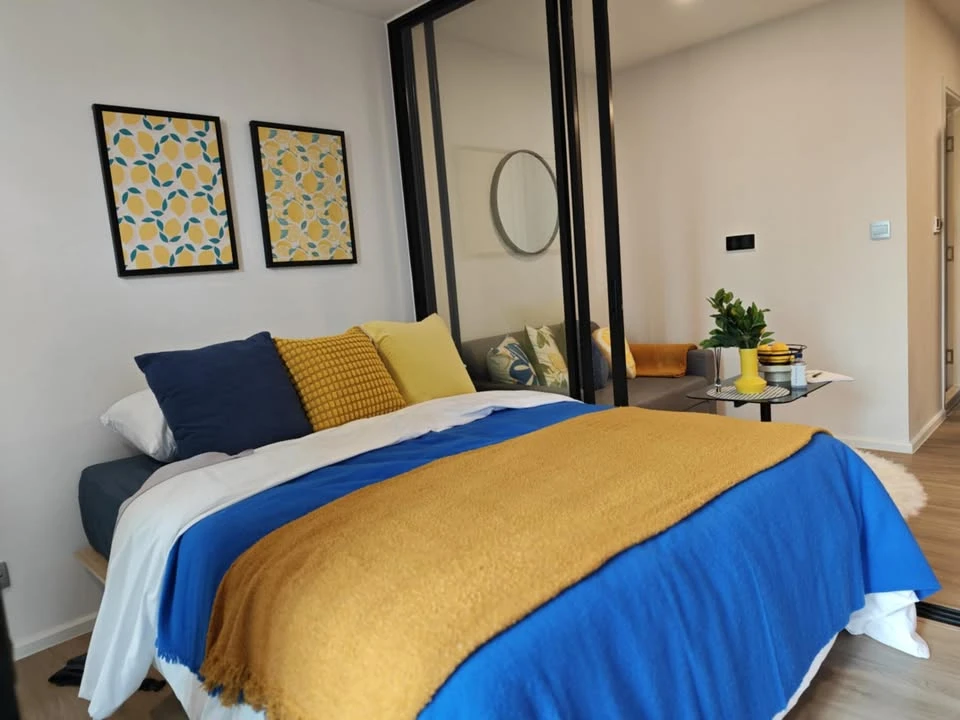 ให้เช่า แอทโมซ รัชดา-ห้วยขวาง ตึก B ชั้น 7 แต่งครบครับ พร้อมหิ้วกระเป๋าเข้าอยู่ได้เลยจ้า