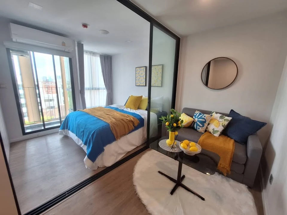 ให้เช่า แอทโมซ รัชดา-ห้วยขวาง ตึก B ชั้น 7 แต่งครบครับ พร้อมหิ้วกระเป๋าเข้าอยู่ได้เลยจ้า