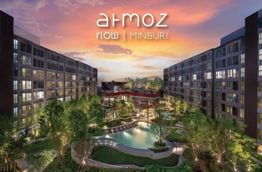 ให้เช่า แอทโมซ โฟลว์ มีนบุรี ตึก C ชั้น 5 พร้อมเฟอร์นิเจอร์ในห้อง สนใจจองเลย