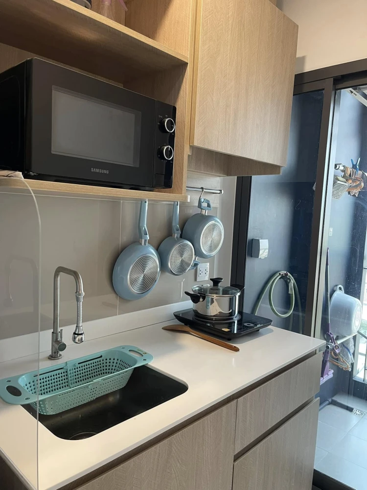 ให้เช่า แอสปาย รัตนาธิเบศร์ เวสต์ตัน ห้องพร้อมอยุ่ เฟอร์ เครื่องใช้ไฟฟ้าครบ รีบมาจับจองเลย