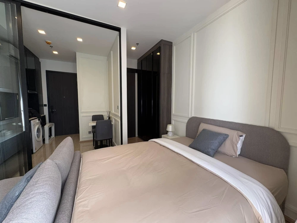 ให้เช่า โนเบิล อราวน์ อารีย์ ตำแหน่งฮิตสุด ตกแต่งเรียบง่ายสวยงาม เฟอร์นิเจอร์ครบ พร้อมเข้าอยู่