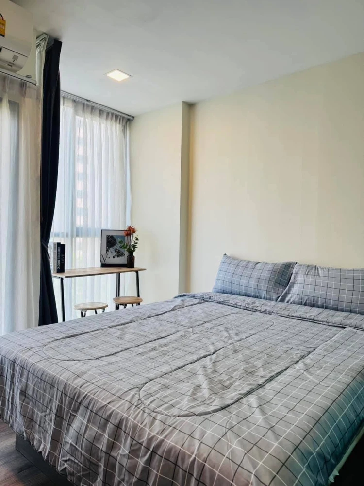 ให้เช่า โมดิซ สเตชั่น มีเฟอร์นิเจอร์ครบ พร้อมตู้เสื้อผ้าหลังใหญ่ใส่ของได้จุใจ จองเลยอย่าลังเล